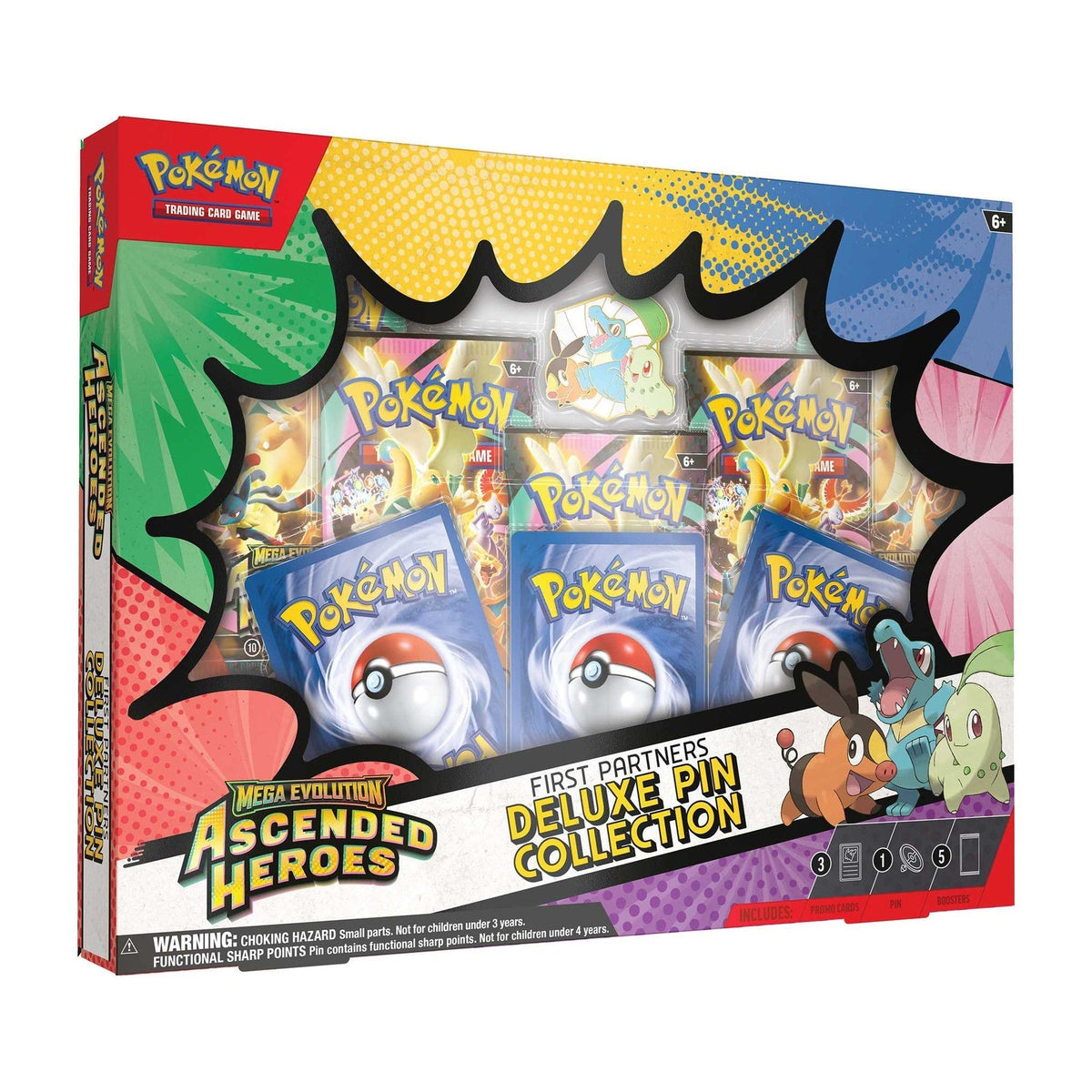 Ascended Heroes First Partners Deluxe Pin Collection | POKÉMON | English