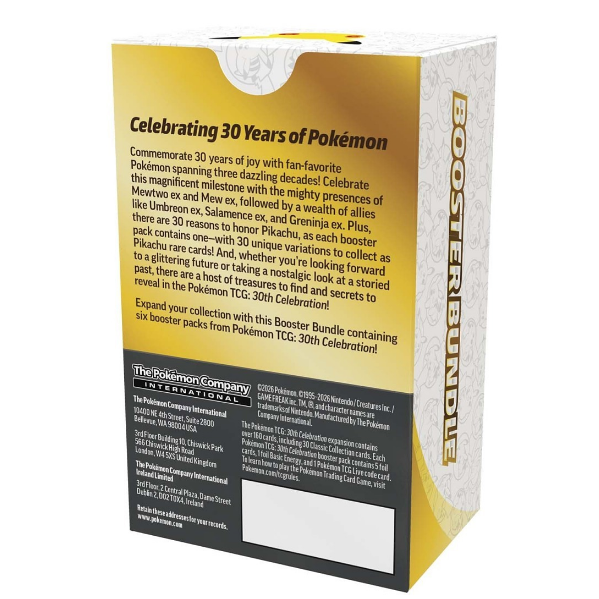 30th Celebration Booster Bundle