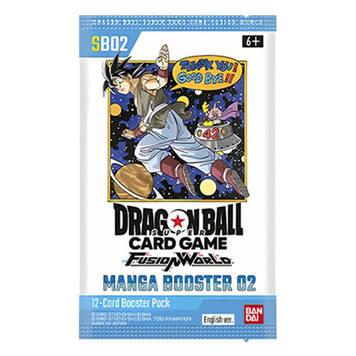 SB02 Booster Pack | Manga Booster 02 | Fusion World | DRAGON BALL | English